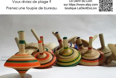 Toupies de bureau colorÃ©es, La Dent du Lion
