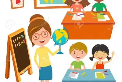 professora dando aula