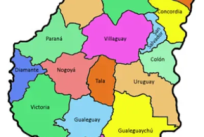 DIVISION POLÃTICA DE ENTRE RIOS