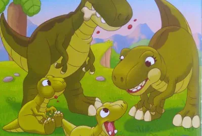 la familia de dinosaurios