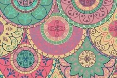 Mandalas Azul y Rosa jigsaw puzzle