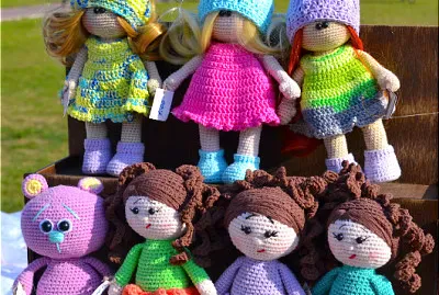 bonecas croche