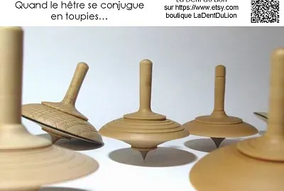Toupies, La Dent du Lion sur Etsy.com