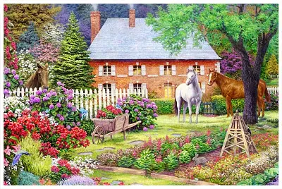 Paisaje de una finca