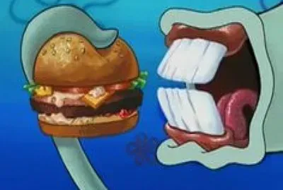 bob esponja calamardo y cangreburger