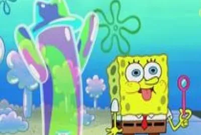 Bob esponja y su amigo burbuja