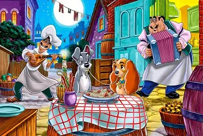 a dama e o vagabundo