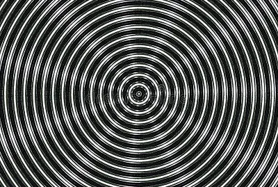 Black metal circcular abstract