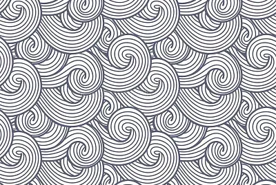 Abstract wind texture, sea, ocean and river vector