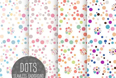 Polka Dot Seamless pattern