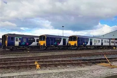 3 northern rail trains