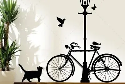 Bicicleta, Gato y Pajaritos
