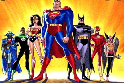 פאזל של superheroes.