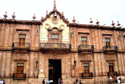 Palacio de Gobierno en Morelia, MichoacÃ¡n.