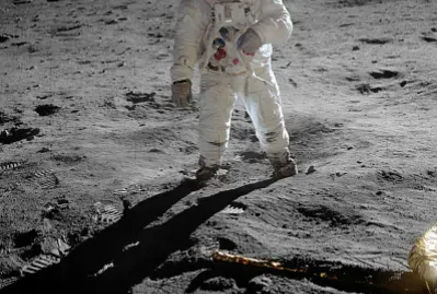Buzz Aldrin on the Moon