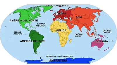 La Tierra y sus continentes