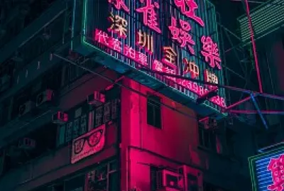 cidade cyberpunk