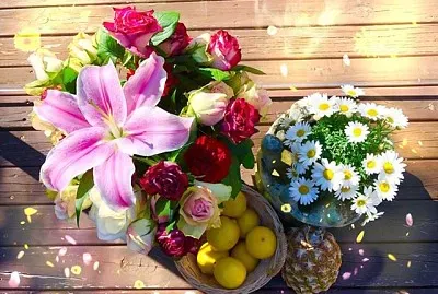 Mes fleurs de mes 89 ans