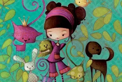 NiÃ±a con Animales