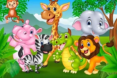 פאזל של animales