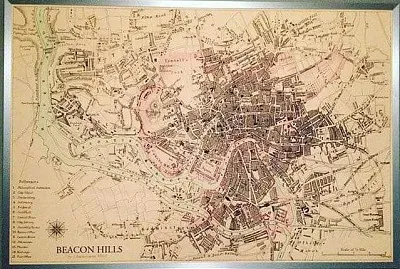 mapa da cidade onde ocorre a serie teen wolf jigsaw puzzle