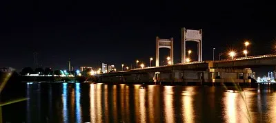A ponte do Rio SÃ£o Francisco na noite. jigsaw puzzle
