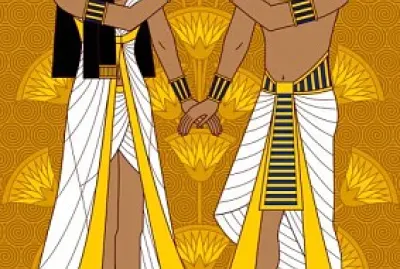 פאזל של pareja de dioses egipcios