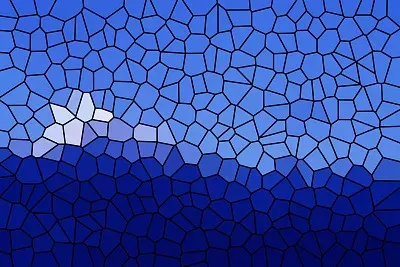 VITRAL AZUL jigsaw puzzle