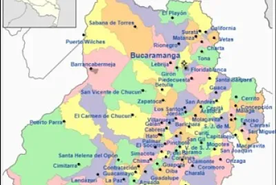 Mapa de santander jigsaw puzzle