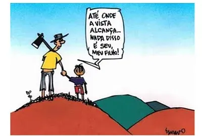 A estrutura fundiÃ¡ria jigsaw puzzle