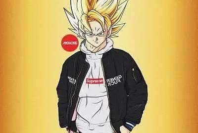 פאזל של goku remera publisitaria xdddd