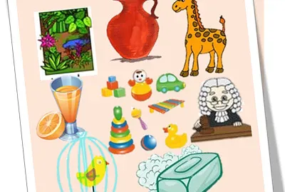 Objetos con el fonema Jj