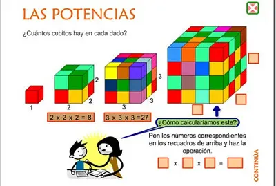 POTENCIA CON NUMEROS NATURALES 6to. M