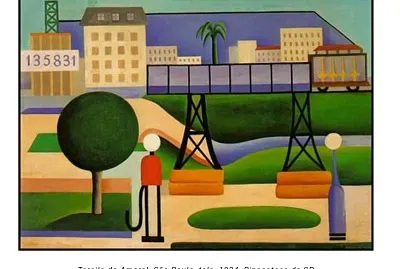 Tarsila do Amaral, SÃ£o Paulo, tela, 1924, Pinacote