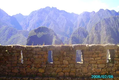 Machu Picchu.Ventanas.