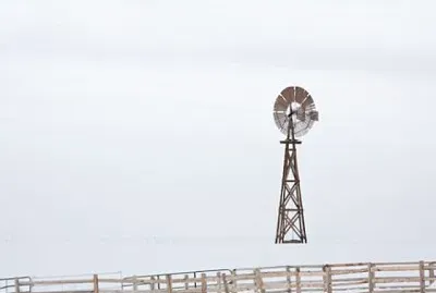 Windmill in Snow