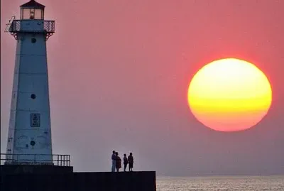 Sunset at Lake Ontario