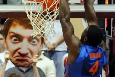 Fan antics