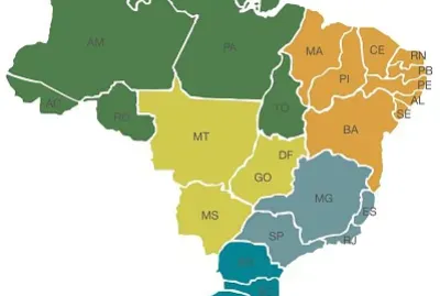 Mapa do Brasil - RegiÃµes jigsaw puzzle