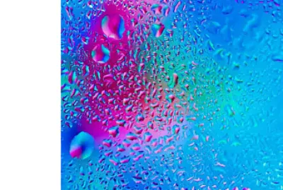 colourful raindrops jigsaw puzzle