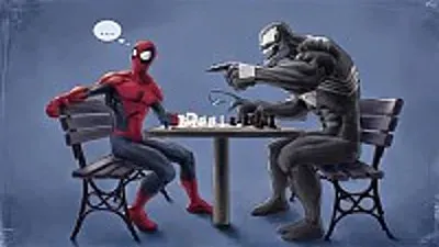 Hombre araÃ±a y Venom jigsaw puzzle