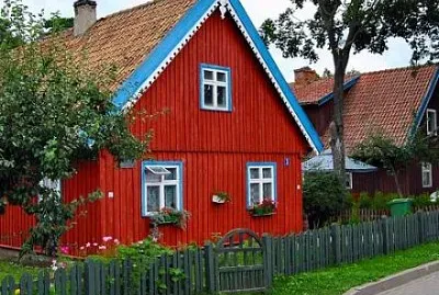 chaumiÃ¨re en Courlande