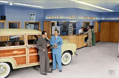 1950 Ford dealership jigsaw puzzle
