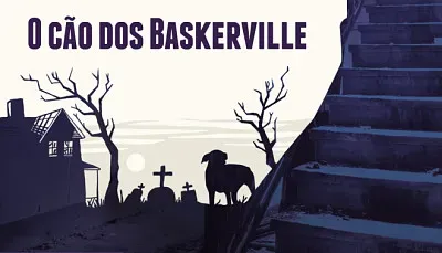 quebra cabeÃ§a do livro  "o cÃ£o dos baskerville "