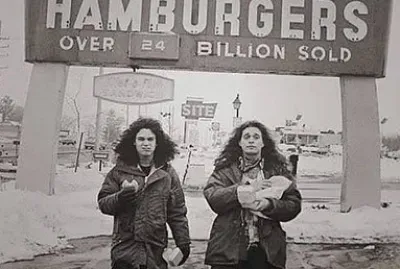 Eddie Van Halen and David Lee Roth