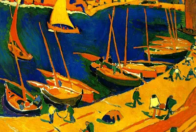 Derain port bleu marine jigsaw puzzle