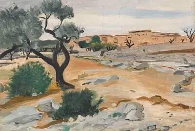 derain arbre dans un paysage jigsaw puzzle