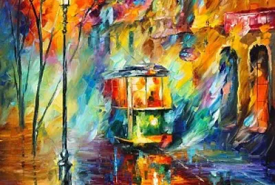 Leonid Afremov - Train in Color