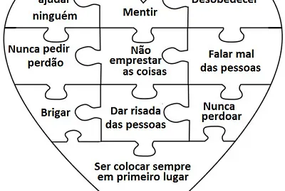 CoraÃ§Ã£o que nÃ£o segue o mandamento de Jesus