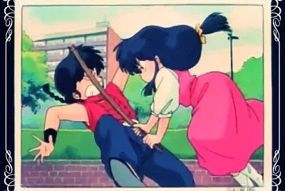 akane se molesta por que ranma se burlo de ella